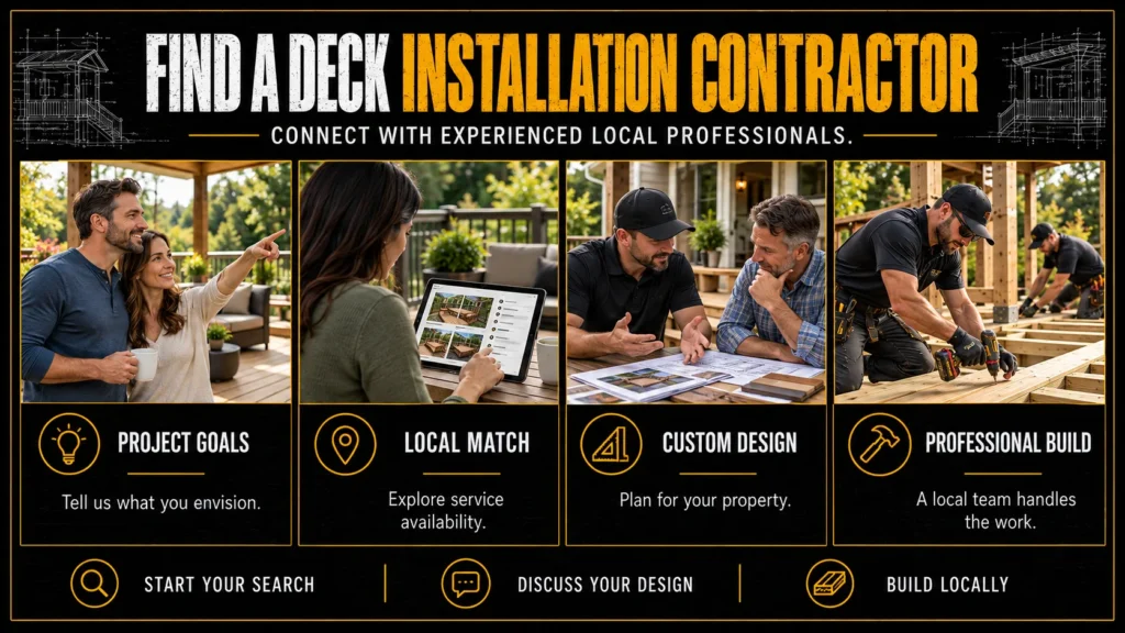 Deck replacement infographic about Why Choose a Trusted Deck Replacement Company for Your Project