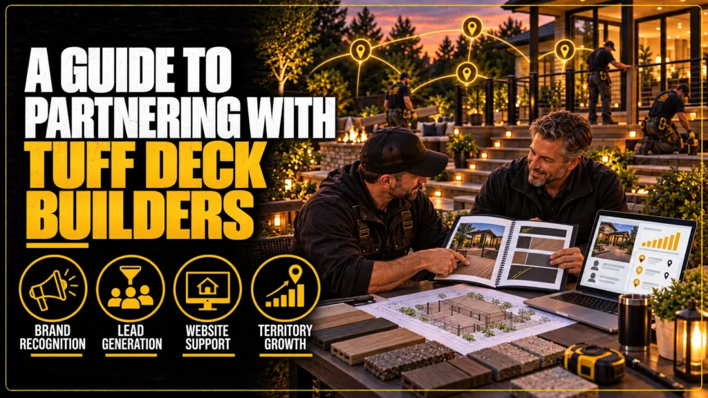 Deck contractor partner benefits infographic about A Guide to Partnering With Tuff Deck Builders